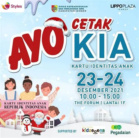 Ayo Cetak KIA di Lippo Plaza Jember!! Pastikan Anak-Anak Memiliki KIA ...