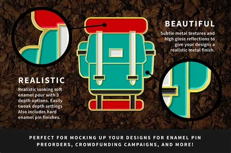 Enamel pin photoshop actions, layer styles, + tutorials :: Behance