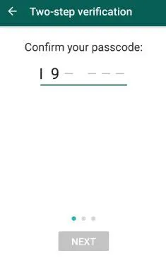 How to enable two step verification whatsapp android phones