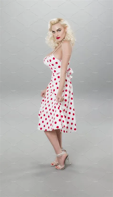 Pinup model featuring polka dot, pinup, and pin-up | Beauty & Fashion ...