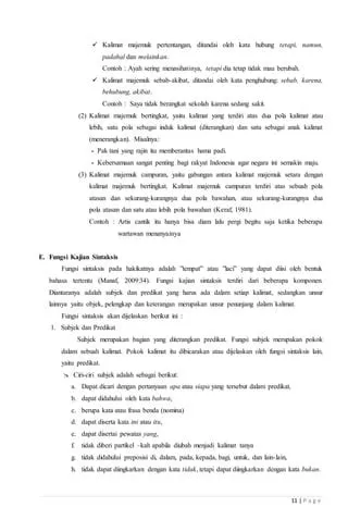 Makalah Sintaksis Bahasa Indonesia | DOCX
