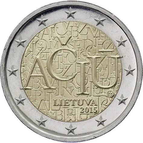 Litauen 2 Euro 2015 Litauische Sprache