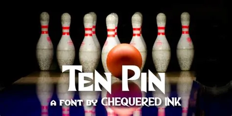 Ten Pin Font | dafont.com