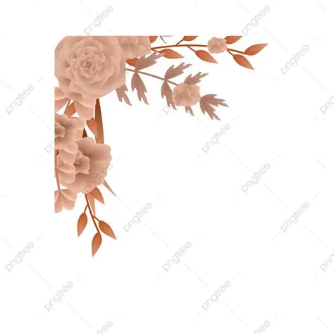 Ic22821 Sudut Bunga Coklat Dalam Gambar Vektor, Ic22821, Bunga Coklat ...