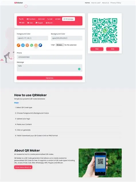 QR Maker - A PHP QR Code Generator by jahidanowar | CodeCanyon