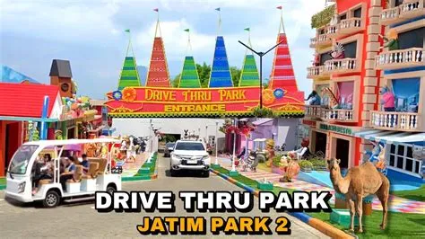 DRIVE THRU PARK JATIM PARK 2 BATU MALANG TERBARU FULL REVIEW DRIVE THRU ...
