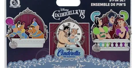 Cinderella 75th Anniversary Pin Set at Disney Store - Disney Pins Blog