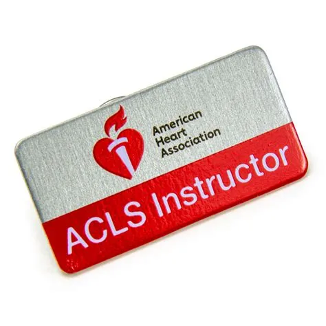 AHA ACLS Instructor Lapel Pin - AED Superstore - 80-1159