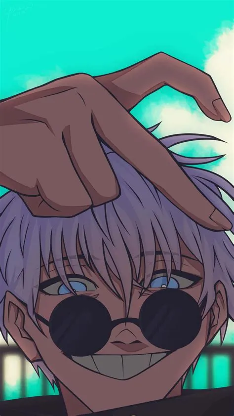 Download Taunting Smile Gojo PFP Wallpaper | Wallpapers.com