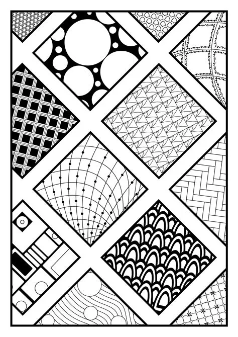 Zentangle, Wall Art, Squares, Pattern | Zentangle patterns, Zentangle ...