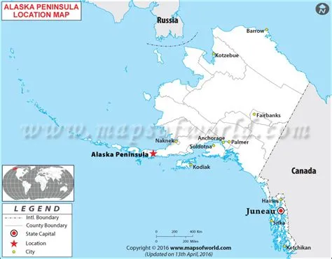 Where is Alaska Peninsula Located in Alaska, USA
