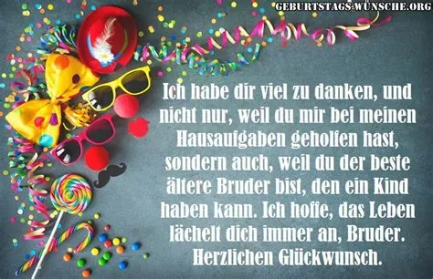 Schöne Kurz Kostenlos Geburtstagswünsche Für Bruder Mit Bilder