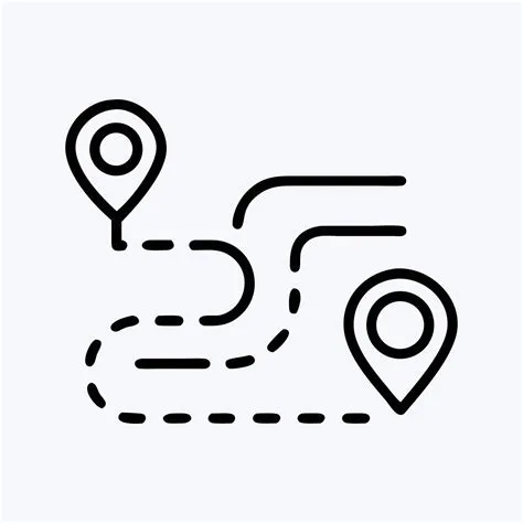 A map with a pin pointing to a location 75692261 Vector Art at Vecteezy