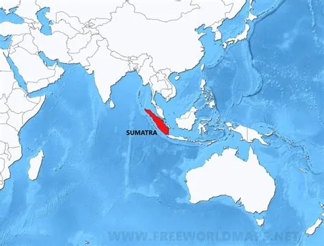 Sumatra Indonesia On World Map