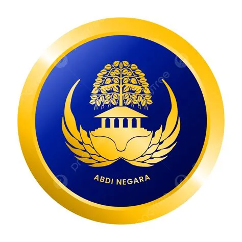 Korpri Logo In Gold And Blue Colors Badge, Corporate Logo, Corps ...