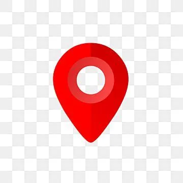 Red Gradient Map Pointer Icon