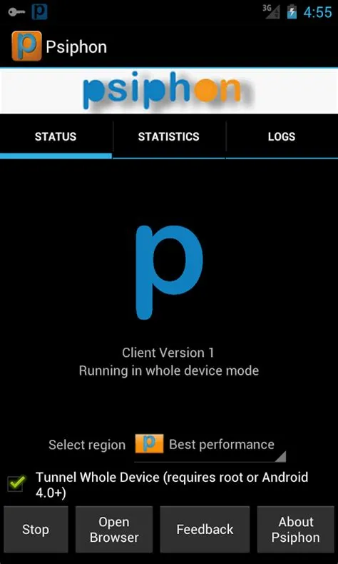 How to use Psiphon to browse the Internet freely