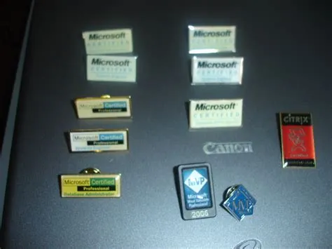 Microsoft Certification Pins | TechRepublic