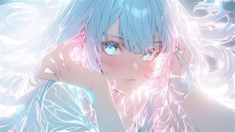 Anime Girl White Hair 4K #2080k Wallpaper 4K HD