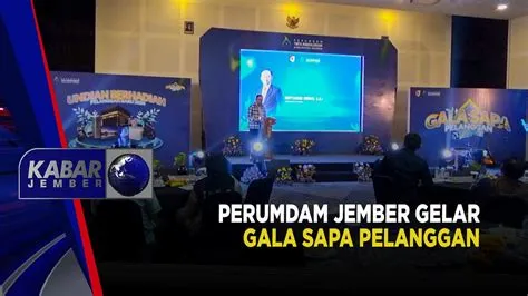 PERUMDAM JEMBER GELAR GALA SAPA PELANGGAN | KABAR JEMBER - YouTube