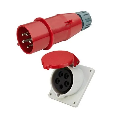 32A Male and Female Connector, 5 Pin, IP44 - Peaco Support