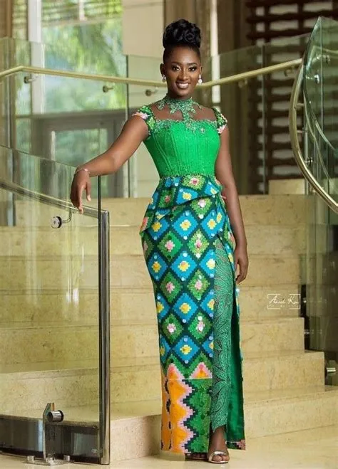 on Beautiful Ghana Wedding Dresses #Kente Styles