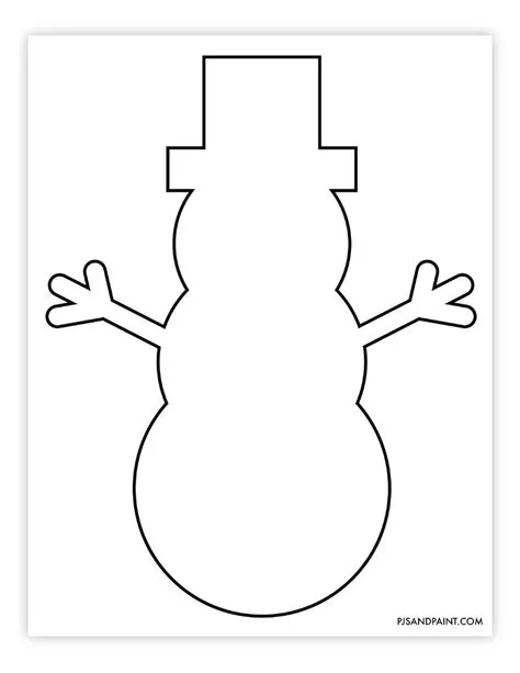snowman template | Free christmas coloring pages, Printable snowman ...