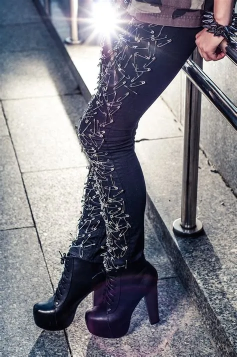 Safety Pin Inspired Dress at Christian Liao blog