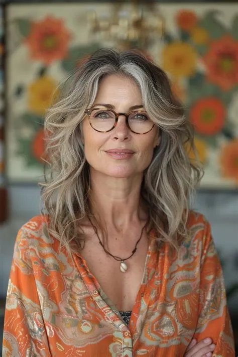 36 Flattering Hairstyle Ideas for Women In Their 50s With Glasses ...