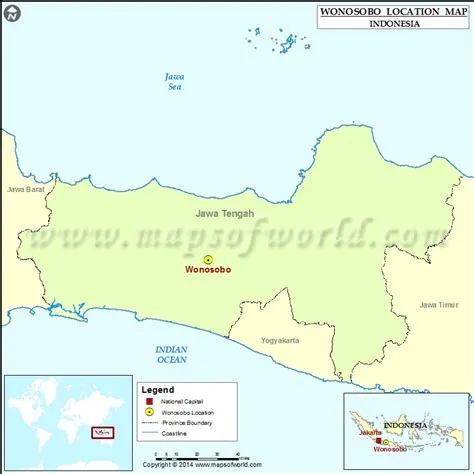 Where is Wonosobo | Location of Wonosobo in Indonesia Map