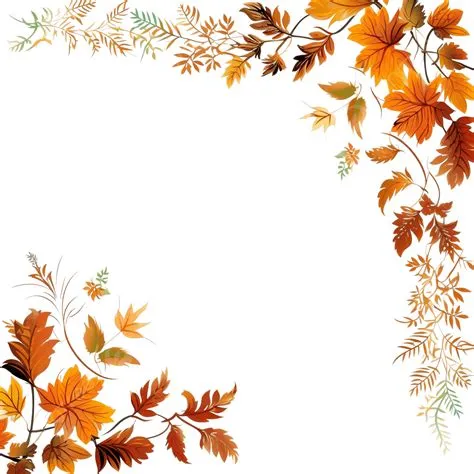 Leaves Page Border Png, Leaves Page Border, Leaves Frame, Floral Frame ...