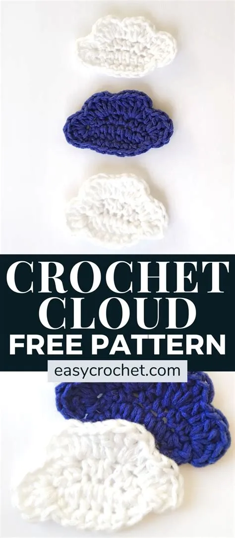 Crochet Cloud Pattern Free This Easy Crochet Pattern Is A Fun Way To ...