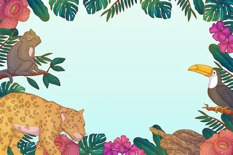 Captivating Wildlife Border Clipart Vectors & Illustrations for Free ...