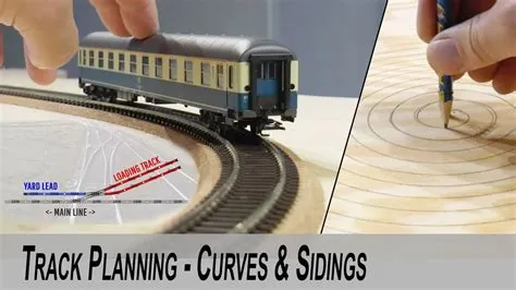 Model Railroad track work fundamentals - Curves & Sidings - YouTube