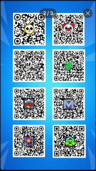 Here are some QR codes for pins #brawlstars go and use the clown pin ...