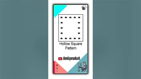 Hollow Square Pattern JAVA #shortsvideo #trending #shorts #short #viral ...