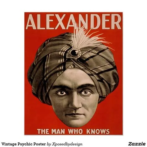 Vintage Psychic Poster | Zazzle | Multi color wall art, The magicians ...