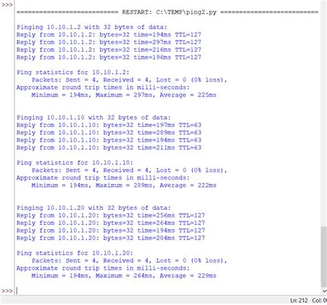 Pinging Multiple IP addresses with Python - Knowledge Club Europe