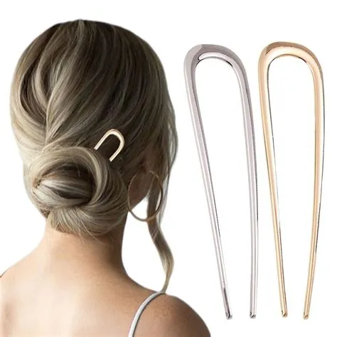 Amazon.com : French Hair Pin Hair Pins for Women,2024 French Twist Hair ...