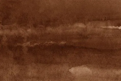 brown watercolor background, a brown and white photo of a sky with ...