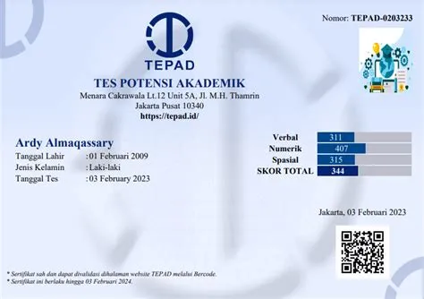 Tes Potensi Akademik Online Bantu Petakan Jabatan Lebih Tepat | TEPAD