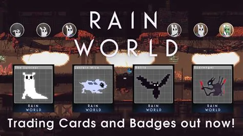 Rain World Steam Trading Cards and Badges now out! : r/rainworld