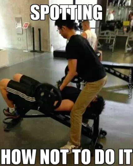spotting fail meme Gym Jokes, Gym Humour, Diet Jokes, Bodybuilding ...