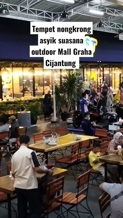 Tempet nongkrong asyik suasana outdoor Mall Graha Cijantung #kuliner ...