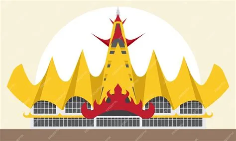 Premium Vector | Menara Siger Lampung City Landmarks indonesia Flat ...