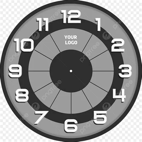 Jam Dinding Template Warna Abu Abu 1, Jam Dinding, Waktu, Rancangan PNG ...