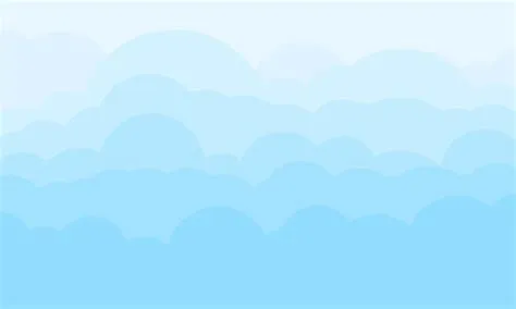 Simple blue cloud background. Vector illustration. 14374888 Vector Art ...