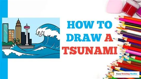 Desenho De Tsunami Facil
