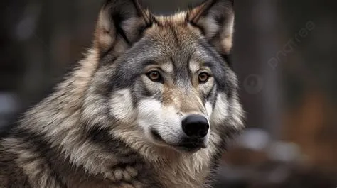 Close Up Of A Gray Wolf Background, Wolf Picture Free, Wolf, Animal ...