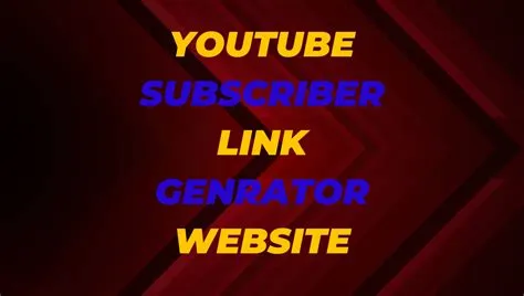 Youtube Subscribe Link Generator - 100% Supercharge Your channel